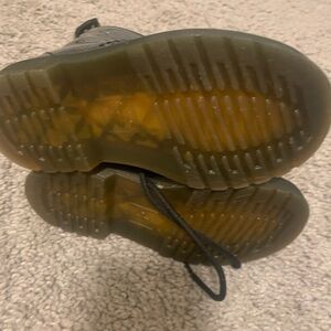 Dr. Martens Kids Black and Gray Boots